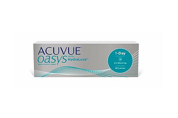 Acuvue Oasys 1-Day HydraLux -1.25dpt Krümmung (BC)9.00 Dia14.30 30 pce