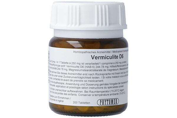 PHYTOMED Vermiculite cpr 6 D bte 50 g