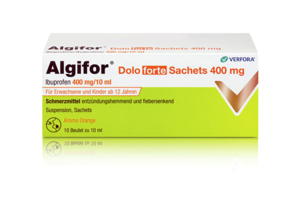 Algifor Dolo forte Susp 400 mg/10ml 10 Btl 10 ml