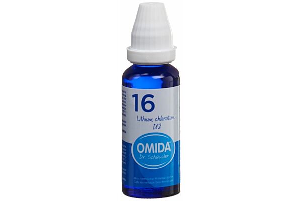 Omida Schüssler Nr16 Lithium chloratum Dil D 12 Fl 30 ml