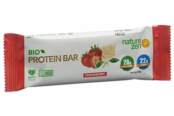 Nature Zen barre protéinée biologique fraise 40 g