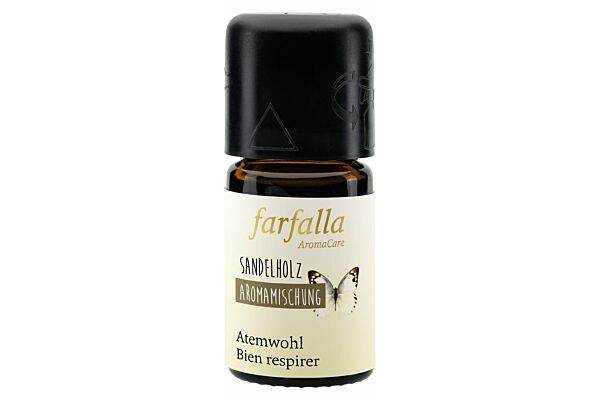 farfalla Synergie d'huiles essentielles santal respirer 5 ml