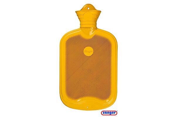 Sänger Wärmflasche aus Naturkautschuk Lamelle 2l 1seitig gelb