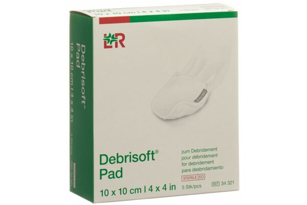 Debrisoft compresses 10x10cm stériles 5 pce