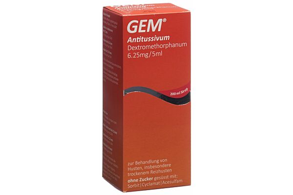 GEM Antitussivum Sirup Fl 200 ml