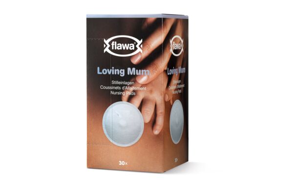Flawa Loving Mum coussinets d'allaitement Classic 30 pce