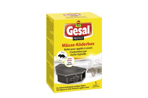 Gesal PROTECT Boîte pour appâts à souris vide