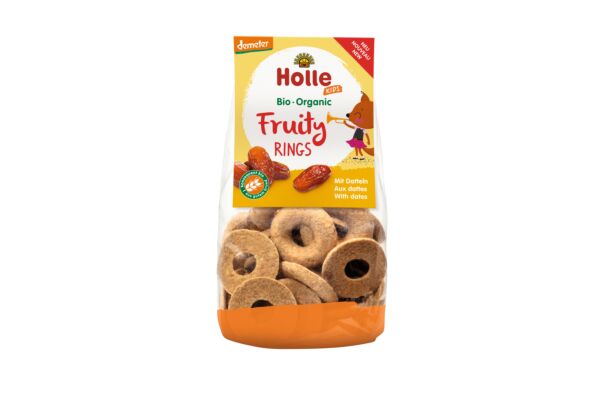 Holle fruity rings aux dattes sach 125 g