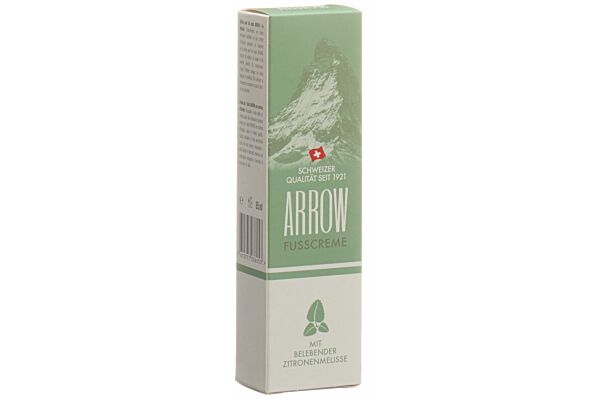 Arrow Fusscreme mit belebender Zitronenmelisse Tb 65 ml