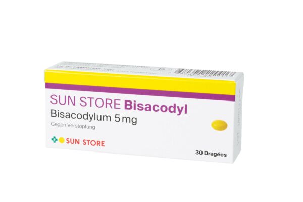 SUN STORE Bisacodyl drag 5 mg 30 pce