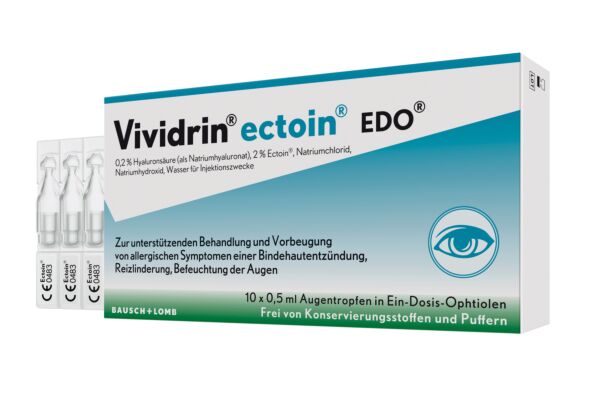 Vividrin ectoin EDO Gtt Opht 10 Monodos 0.5 ml