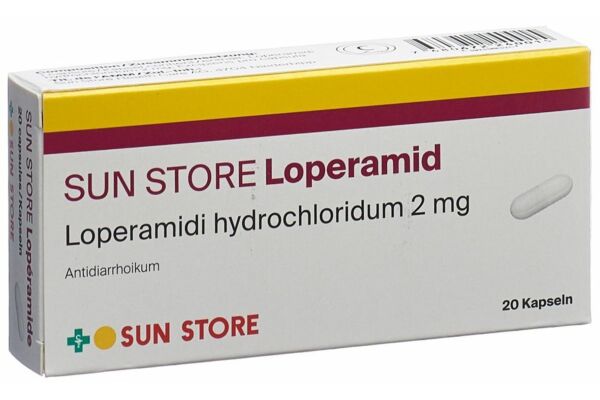 SUN STORE Lopéramide caps 2 mg 20 pce