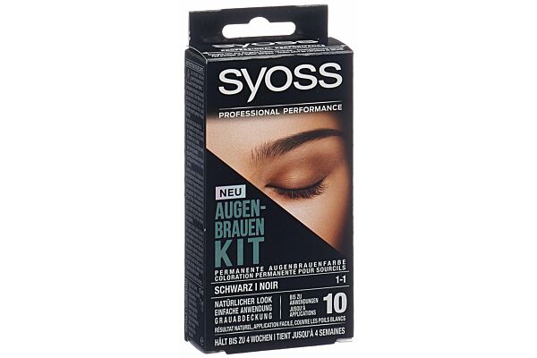 Syoss Augenbrauen-Kit schwarz 10 ml