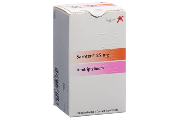 Saroten cpr pell 25 mg bte 100 pce