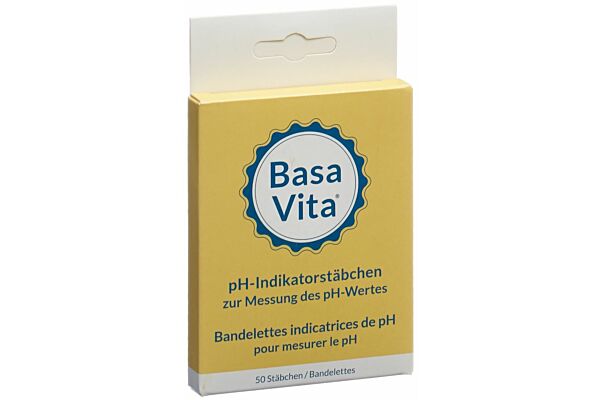 Basa Vita Bandelettes indicatrices de pH bte 50 pce à petit prix