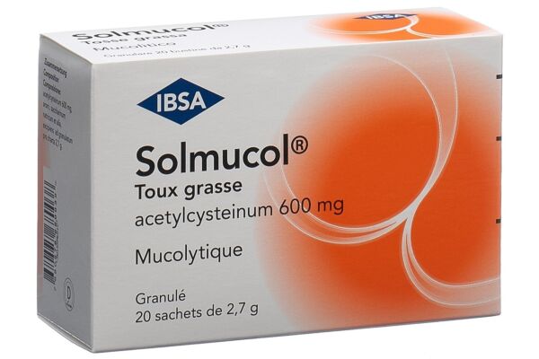 Solmucol Erkältungshusten Gran 600 mg Btl 20 Stk