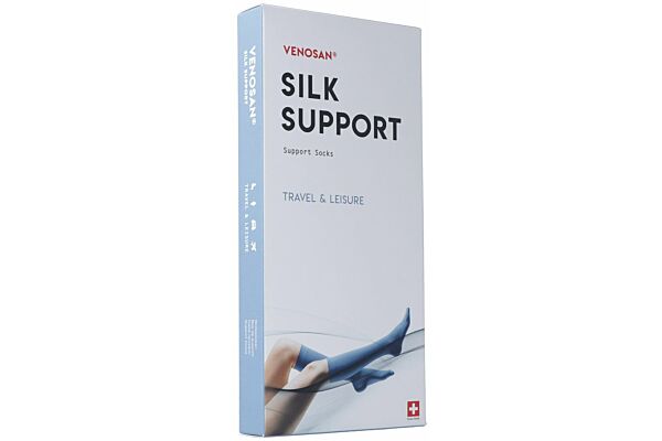Venosan Silk a-d support socks S marine 1 paire
