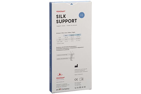 Venosan Silk A-D Support Socks S apricot 1 Paar