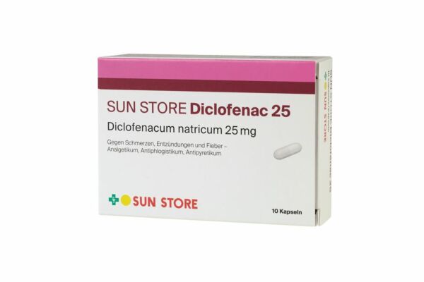 SUN STORE Diclofenac Kaps 25 mg 10 Stk