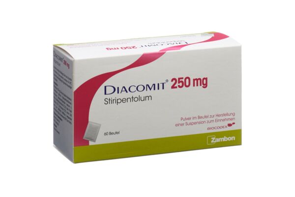 Diacomit Plv 250 mg zur Herstellung einer Suspension zum Einnehmen Btl 60 Stk