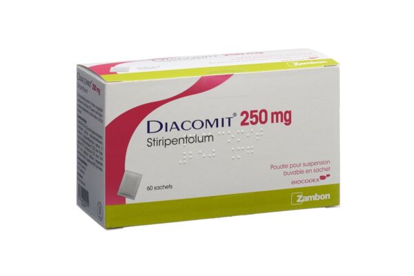 Diacomit Plv 250 mg zur Herstellung einer Suspension zum Einnehmen Btl 60 Stk