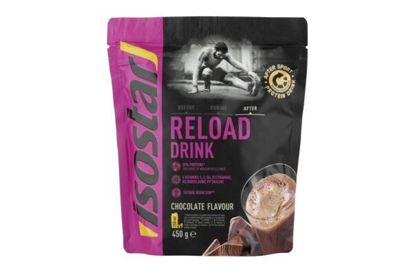 Isostar Reload Drink pdr Schokolade sach 450 g