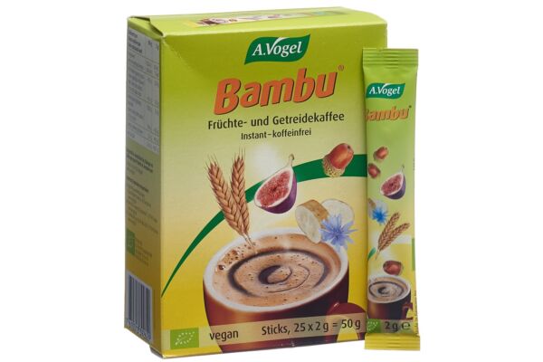 Vogel Bambu Früchtekaffee instant 25 Stick 2 g