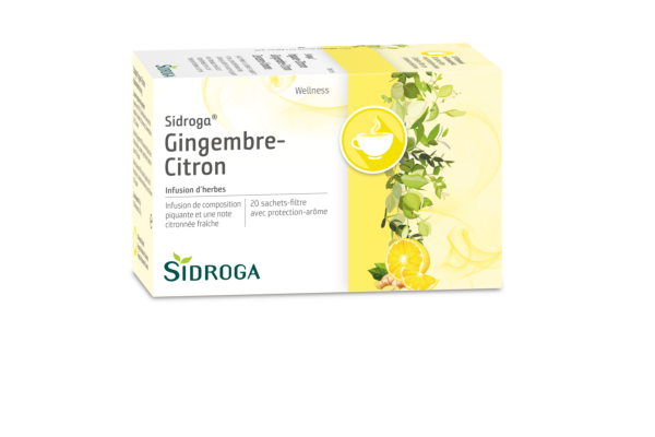 Sidroga gingembre-citron sach 20 pce