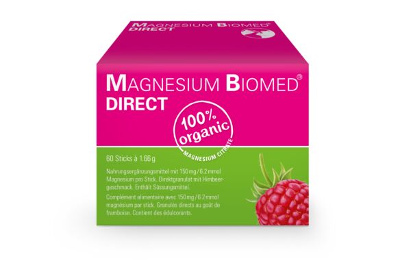 Magnesium Biomed direct gran stick 60 pce