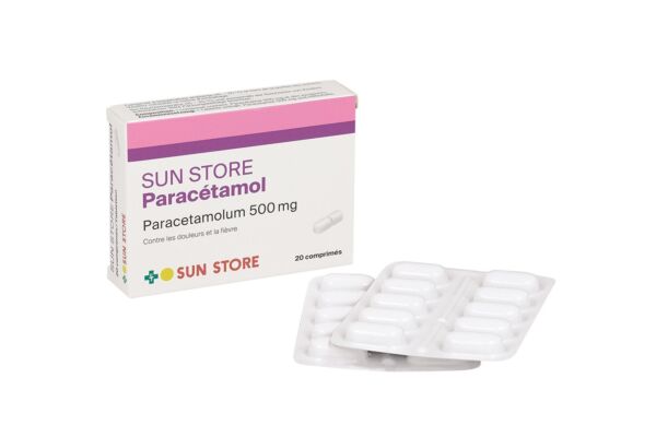 SUN STORE Paracetamol Tabl 500 mg 20 Stk