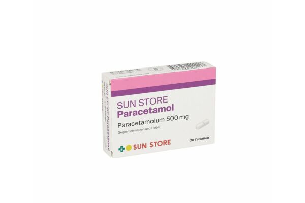 SUN STORE Paracetamol Tabl 500 mg 20 Stk