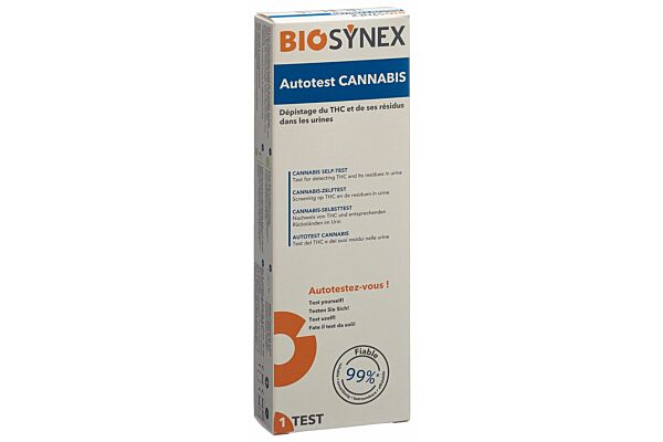 Biosynex autotest cannabis - Détection du THC dans les urines
