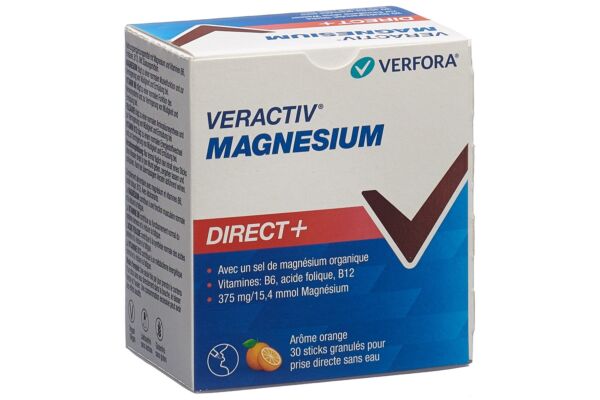 Veractiv Magnesium Direct+ stick 30 pce