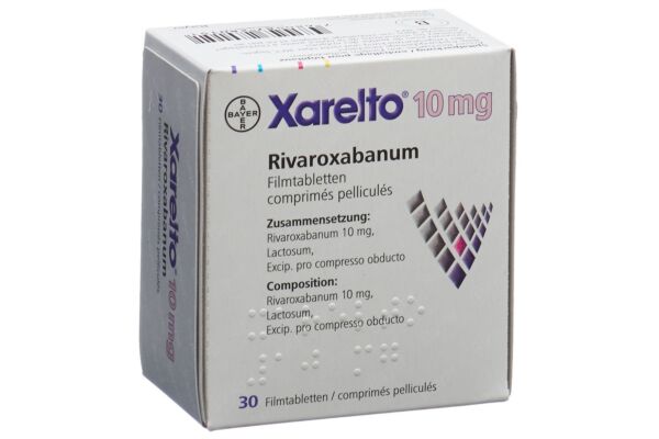 Xarelto Filmtabl 10 mg 30 Einz Blister