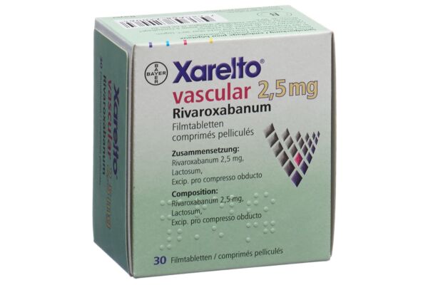 Xarelto vascular Filmtabl 2.5 mg 30 Einz Blister