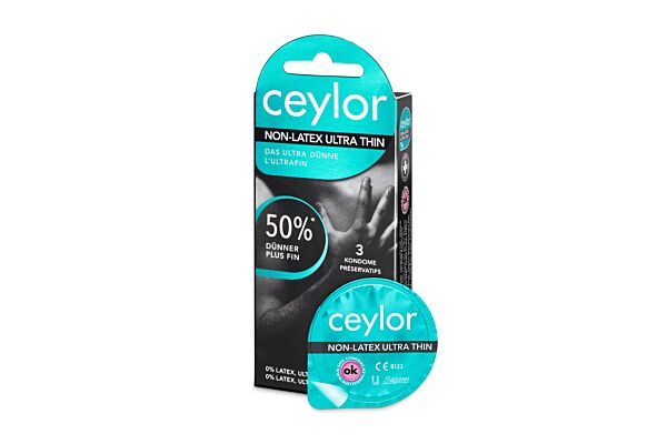 Ceylor Non Latex Präservativ Ultra Thin 3 Stk