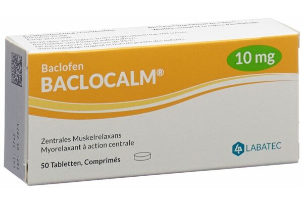 Baclocalm Tabl 10 mg 50 Stk