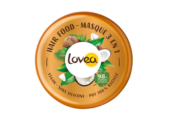 Lovea hair food masque 3 en 1 coco thé vert 390 ml