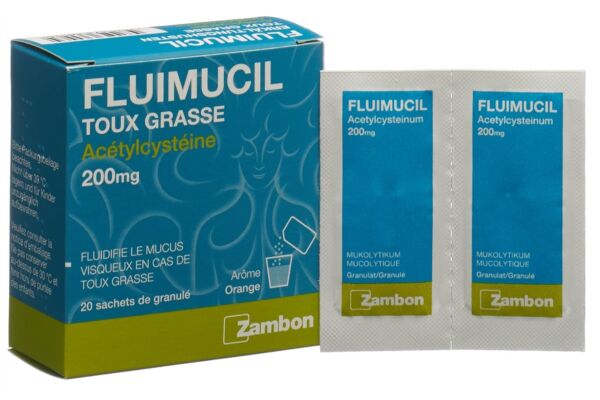 Fluimucil Erkältungshusten Gran 200 mg 20 Stk