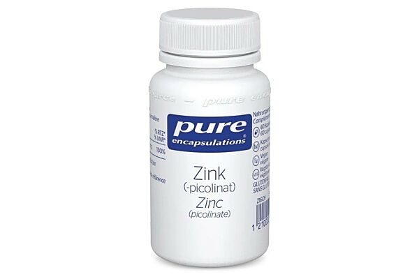 Pure Zinc caps 15 mg bte 60 pce