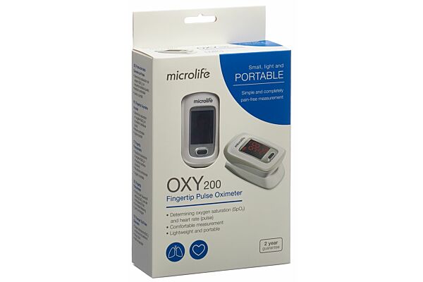 Microlife oxymètre de pouls Oxy 200 à petit prix