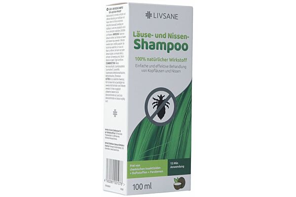 Livsane Läuse- und Nissen-Shampoo 100 % natürliche Behandlung Fl 100 ml
