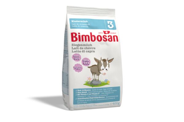 Bimbosan lait de chèvre 3 lait de croissance recharge sach 400 g