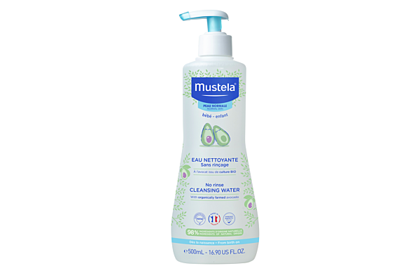 Mustela Eau nettoyante sans rinçage peau normale dist 500 ml à petit prix