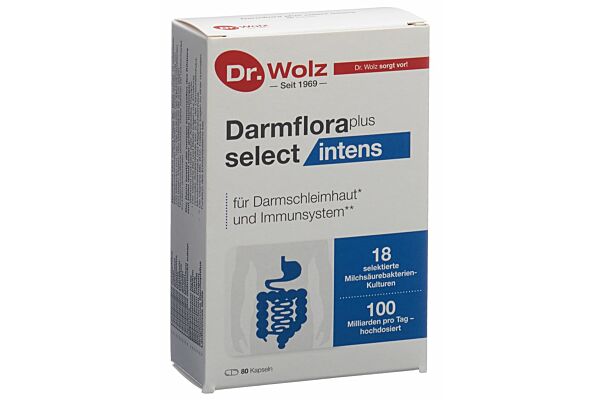 Dr. Wolz Darmflora Plus Select Intens Kaps Blist 80 Stk