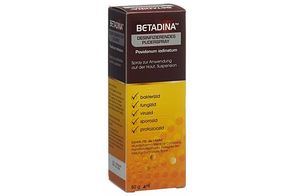 Betadina desinfizierendes Puderspray 80 g