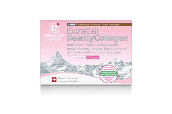 Extra Cell Beauty Collagen Drink choco avec collagen marin 20 sach 15 g