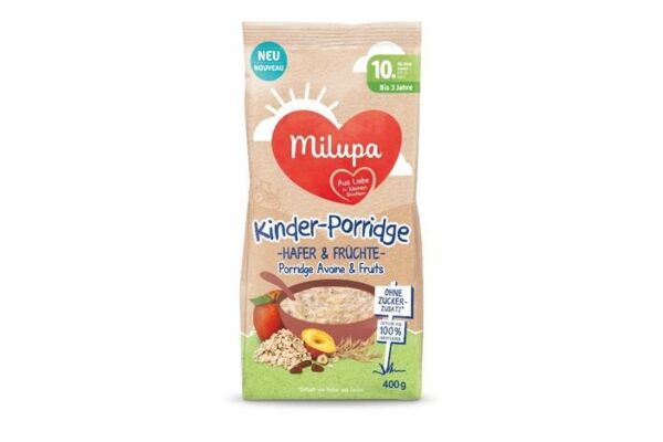 Milupa Porridge mit Hafer und Früchten nach 10 Monaten Btl 400 g