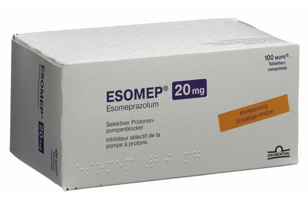 Esomep MUPS Tabl 20 mg 100 Stk