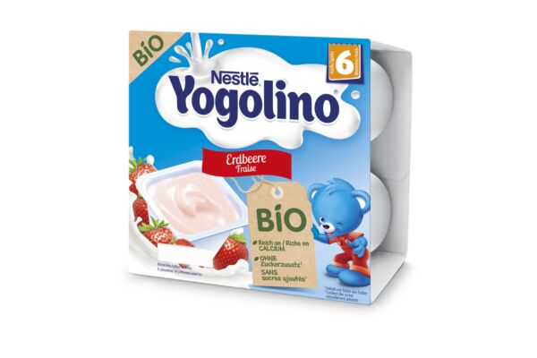 Nestlé Yogolino bio fraise 4 x 90 g